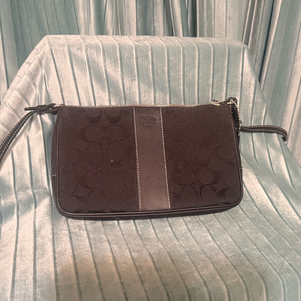 Coach Black Canvas Crossbody Bag